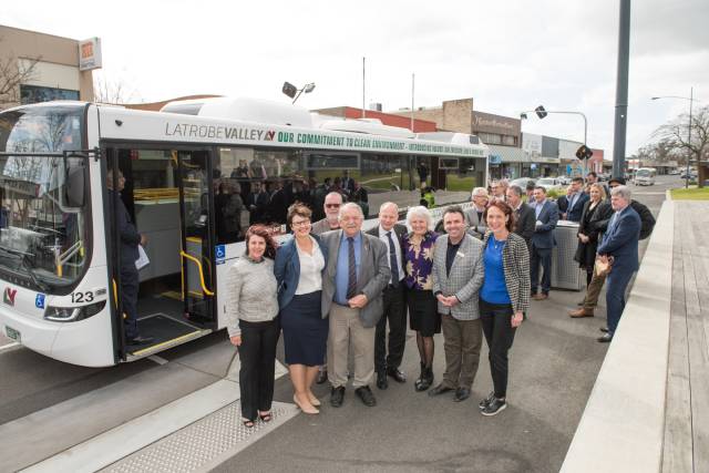 Latrobe Valley Bus Lines Hybrid Bus Launch August 16 2018